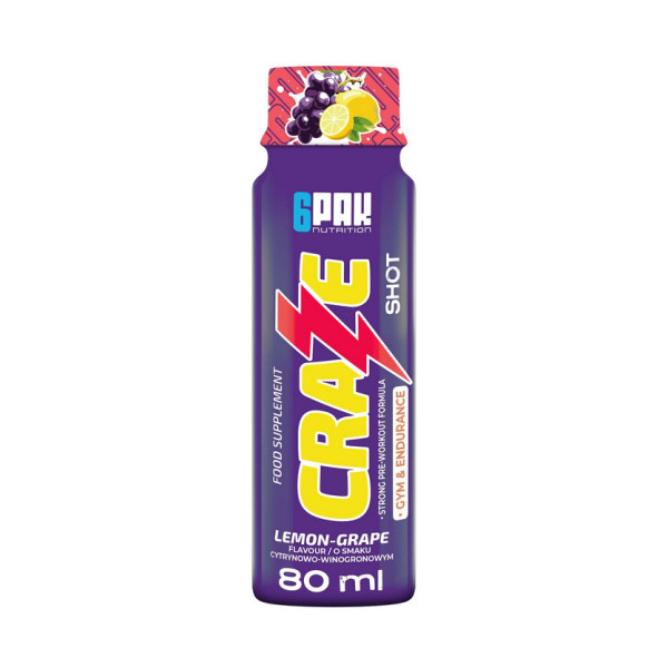 6PAK Nutrition CRAZE Shot - 80ml