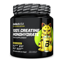 BioTech  100% Creatine Monohydrate - monohydrat kreatyny w proszku - 300g yuzu