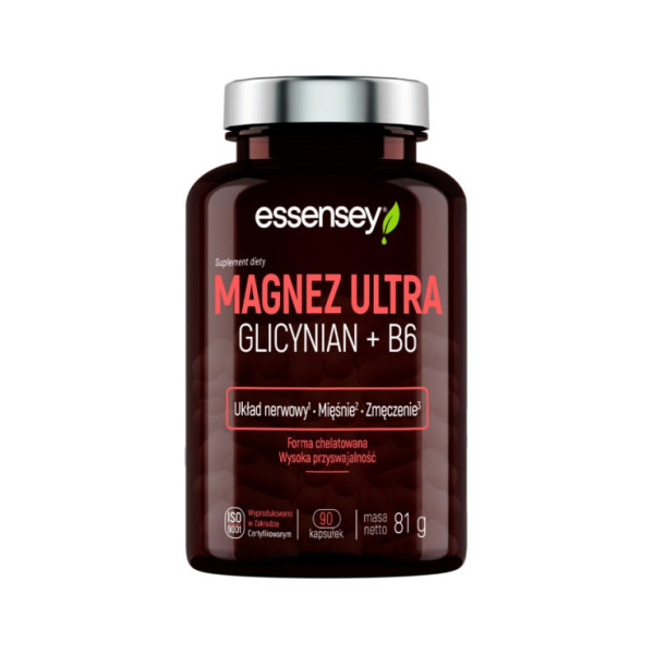Essensey Magnez Ultra Glicynian + B6 - 90 kaps.