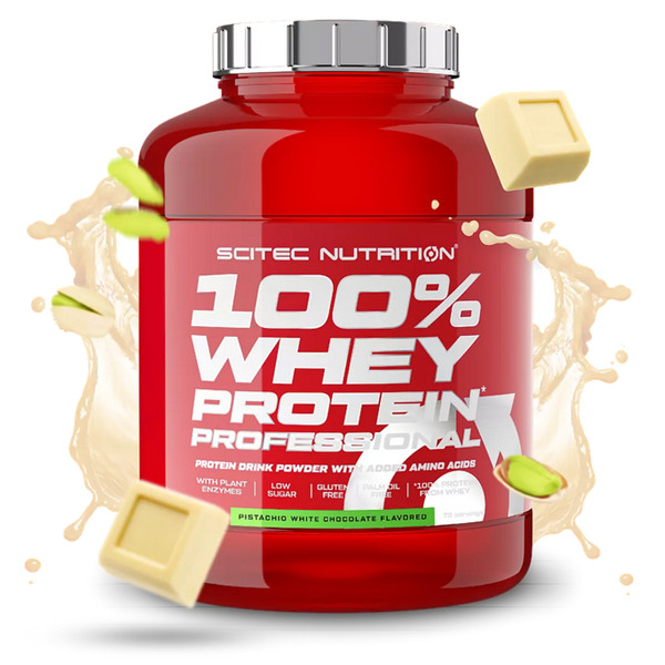 Scitec 100% Whey Protein Professional - odżywka białkowa WPC - 2350g