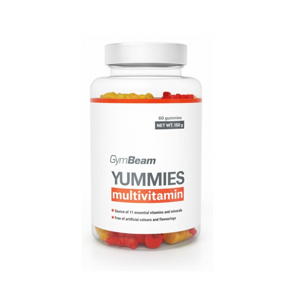 GymBeam Multiwitamina Yummies - multiwitamina w żelkach - 60szt.