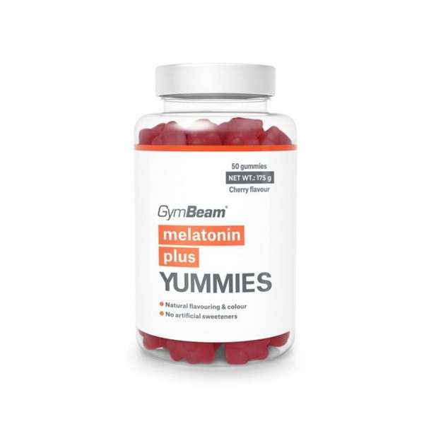 GymBeam Melatonin Plus Yummies - melatonina w żelkach - 50szt.