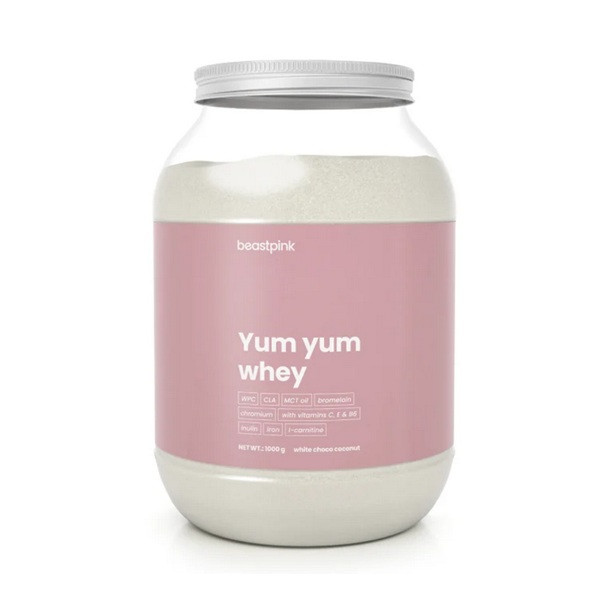 GymBeam YumYum Whey Beast Pink - odżywka białkowa whey - 1000g