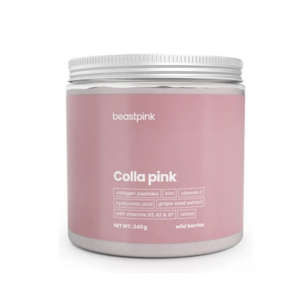 GymBeam Colla Pink Beast Pink - kolagen w proszku - 240g