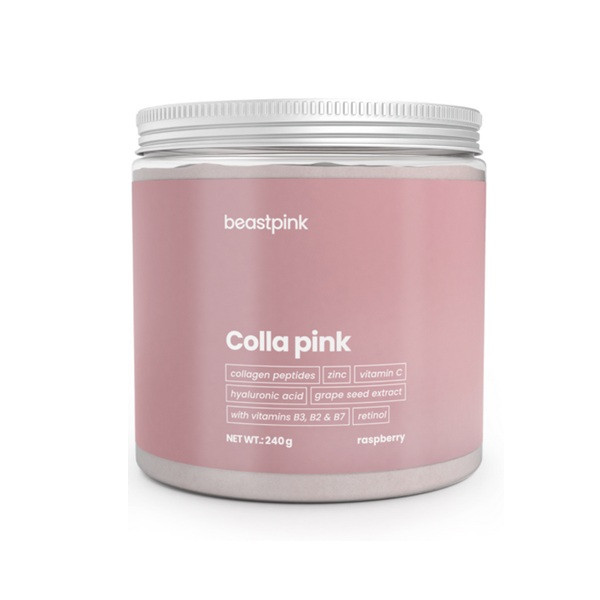 GymBeam Colla Pink Beast Pink - kolagen w proszku - 240g
