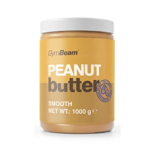 GymBeam Peanut Butter Smooth - masło orzechowe gładkie - 1000g