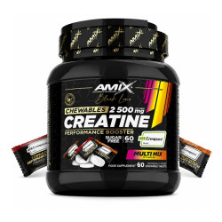 Amix Black Line Creatine Creapure® 2500mg  - kreatyna w tabletkach do ssania bez cukru - 60 tabl.