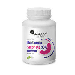 Aliness Berberine Sulphate 400mg - berberyna siarczanowa - 60kaps.
