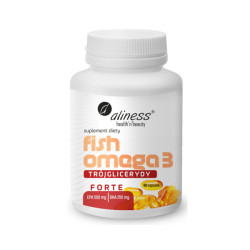 Aliness Fish Omega 3 Forte - omega 3 EPA DHA - 90kaps.