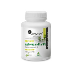 Aliness Ashwagandha 9% 555 mg - 100kaps.