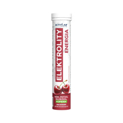 Activlab Elektrolity Energia - elektrolity z kofeiną i witaminą C - 20 tabl.