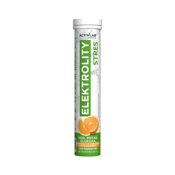 Activlab Elektrolity Stres - elektrolity z ekstraktem z korzenia ashwagandy - 20 tab.