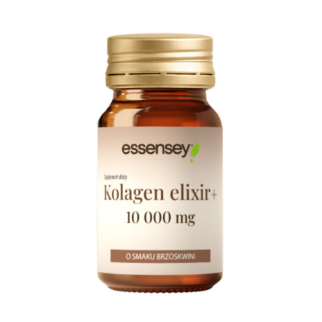 Zestaw Shotów Kolagen Elixir+ Brzoskwinia - 15x30 ml