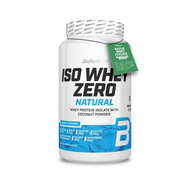BioTech Iso Whey Zero Lasto Free - odżywka białko bez laktozy - 908g