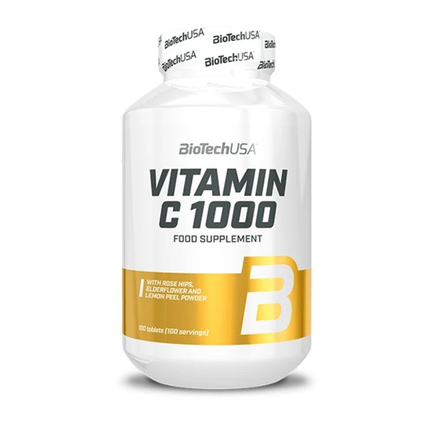 BioTech Vitamin C 1000 with Bioflavonoids and Rose Hip - 100 tabl.