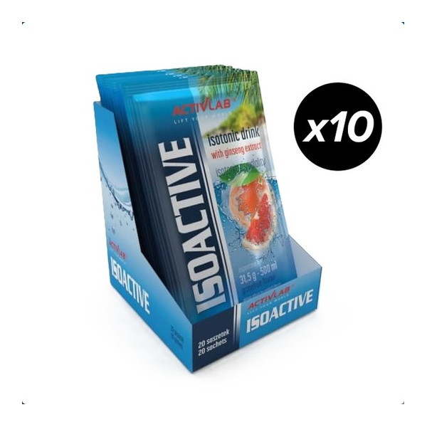 Zestaw 10 sztuk Activlab IsoActive  31,5g - 315g