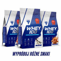 Trec Whey 100 3x700g - wybierz 3 smaki