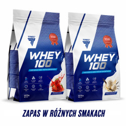 Trec Whey 100 2x2275g - wybierz 2 smaki