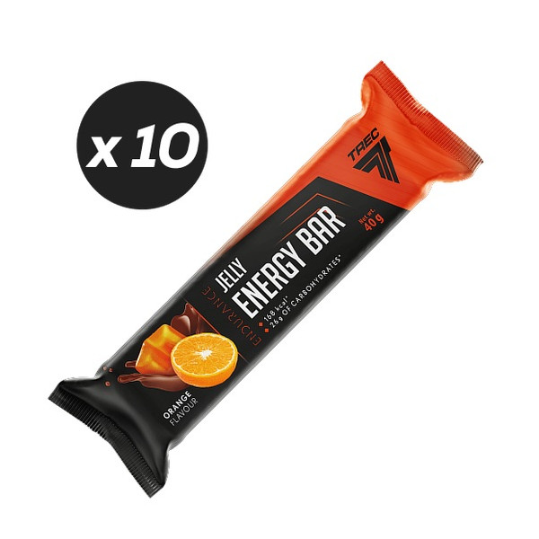 Trec Jelly Energy Bar Orange 10x40g