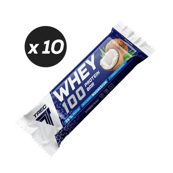 Trec Whey 100 Protein Bar Coconut 10x40g
