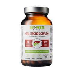 Biowen Hepa Strong Complex - kompleks składników aktywnych na watrobę - 90 kaps.