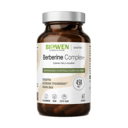 Biowen Berberine Complex+ – berberyna HCl z kozieradką i morwą białą – 60 kaps.