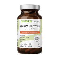 Biowen Witamina C Complex+ – witamina C z bioflawonoidami – 100 kaps.