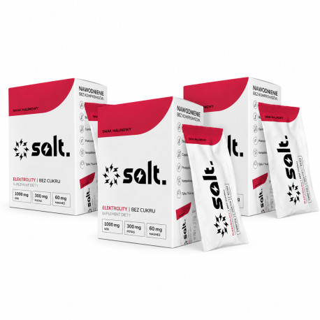 Salt Elektrolity – zestaw 3 × 7 saszetek – 21 porcji