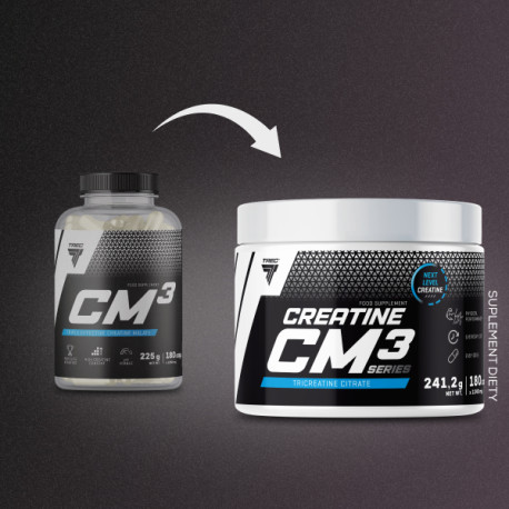 Trec Creatine CM3 Series TriCreatine Citrate 180kaps.