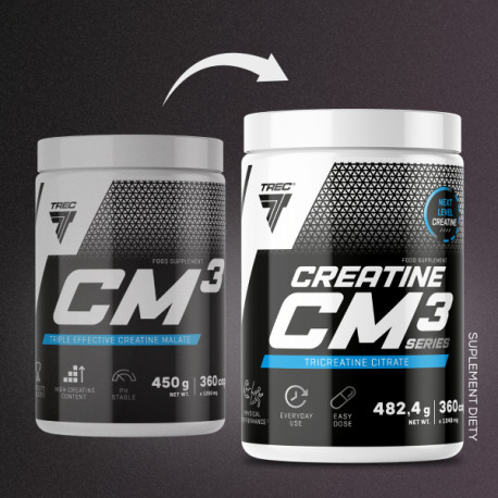 Trec Creatine CM3 Series TriCreatine Citrate 360kaps.