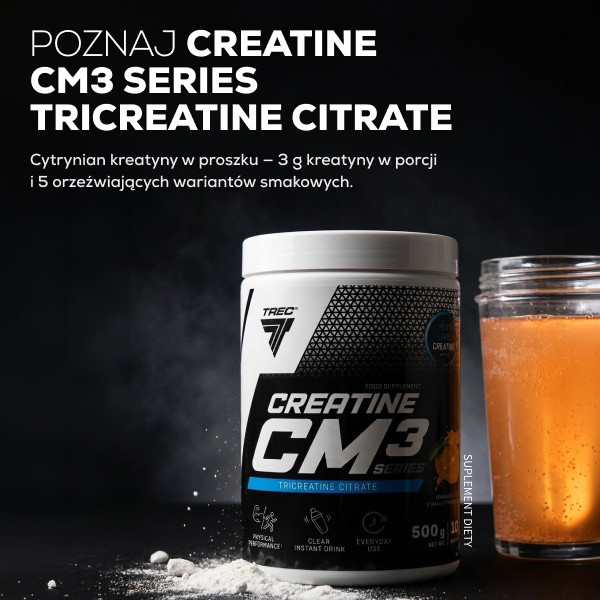 Trec Creatine CM3 Series TriCreatine Citrate 500g