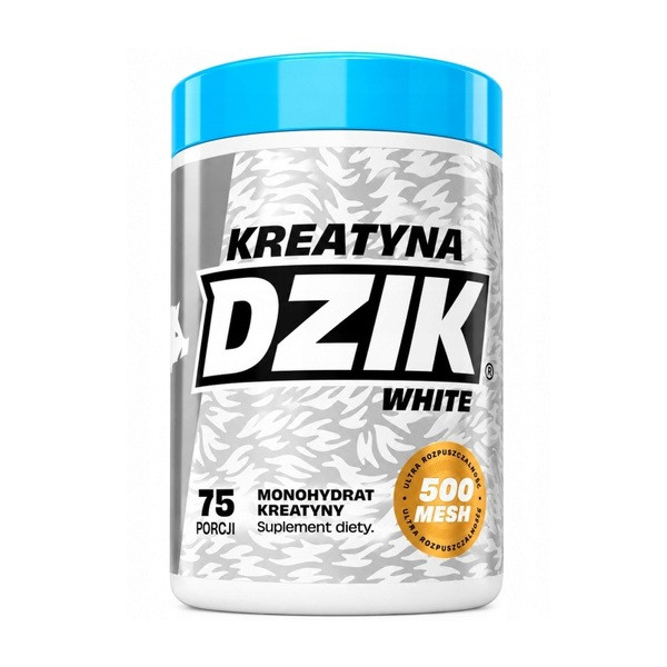 DZIK Kreatyna Mesh 500 White - monohydrat kreatyny - 308g
