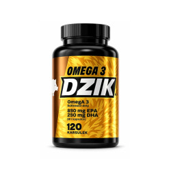 DZIK Omega 3 - kwasy tłuszczowe EPA + DHA - 120 kaps.