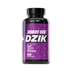 DZIK Dobry Sen - melatonina + GABA + L-teanina - 90 kaps.
