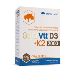 Olimp Gold-Vit D3 + K2 2000IU - 60 kaps.