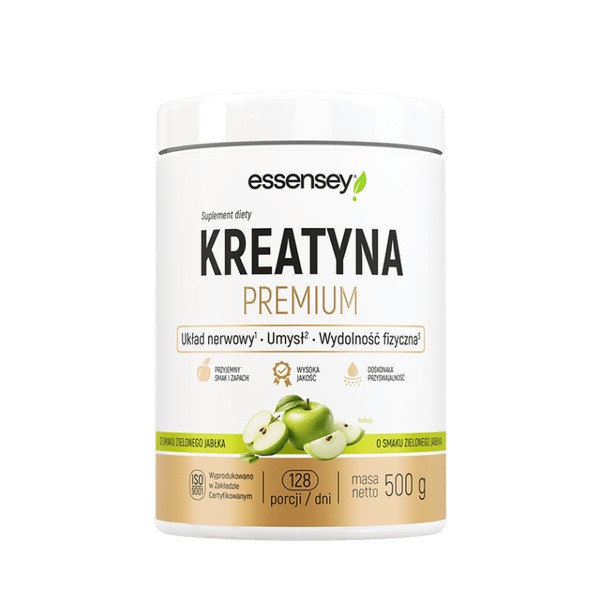 Essensey Kreatyna Premium - smak zielone jabłko