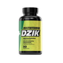 Dzik Multiwitamina – kompleks 20 witamin i minerałów – 90 kaps.