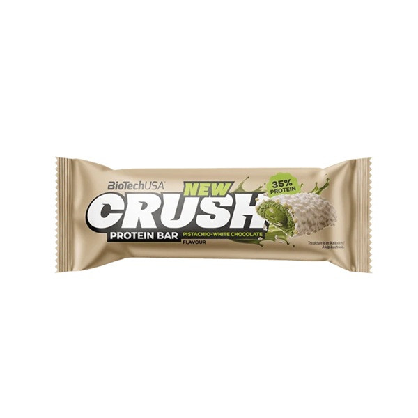 BioTech Crush Bar – baton proteinowy z kremowym nadzieniem – 45 g
