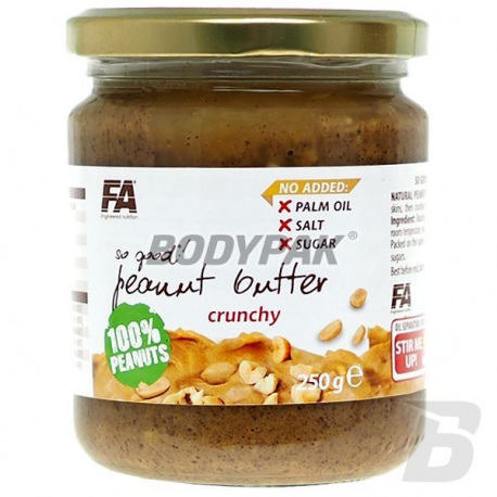 FA Nutrition So good!® Peanut Butter Crunchy 100% - 250g