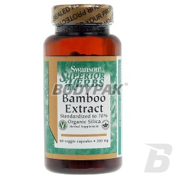 Swanson Bamboo Extract [Ekstrakt z bambusa] 300mg - 60 kaps.