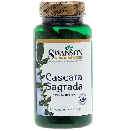 Swanson Cascara Sagrada 450mg - 100 kaps.