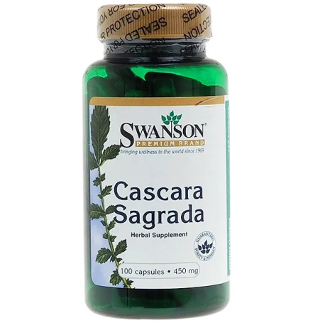 Swanson Cascara Sagrada 450mg - 100 kaps.