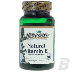 Swanson Natural Vitamin E 400 IU - 100 kaps.