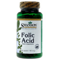 Swanson Folic Acid [Kwas Foliowy 800mcg] - 250 kaps.