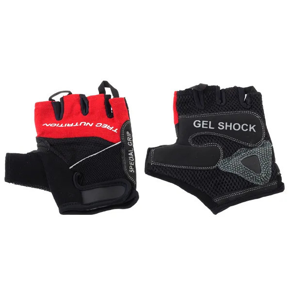 Trec Rękawice GEL SHOCK Czerwone - 1 komplet