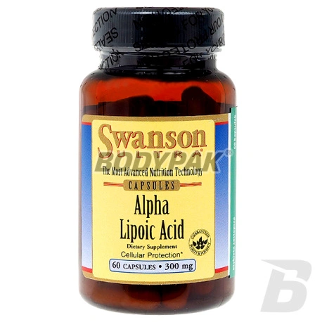 Swanson Alpha Lipolic Acid [Kwas alfa liponowy] 300mg - 60 kaps.