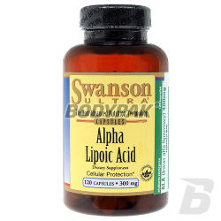 Swanson Alpha Lipolic Acid [Kwas alfa liponowy] 300mg - 120 kaps.