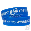 6PAK Nutrition Opaska na rękę FOR YOUNG WINNERS BLUE (20mm) - 1 szt.