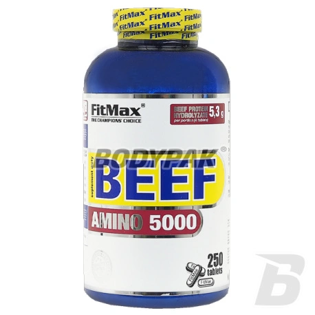 FitMax Beef Amino 5000 - 250 tabl.