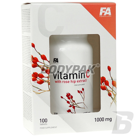 FA Nutrition Vitamin C with Rose Hip Extract - 100 tabl.
